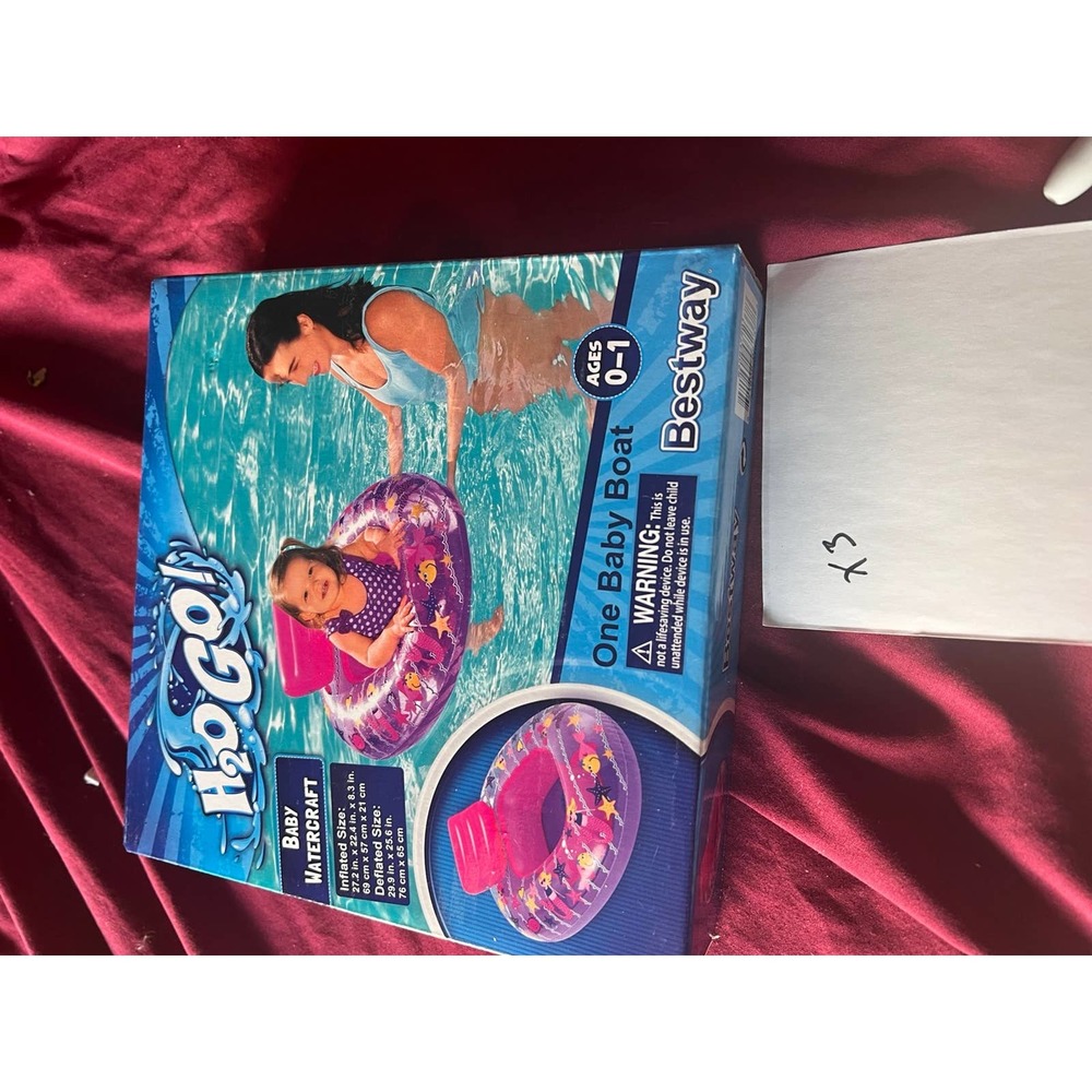 Baby Watercraft pink/purple baby boat New